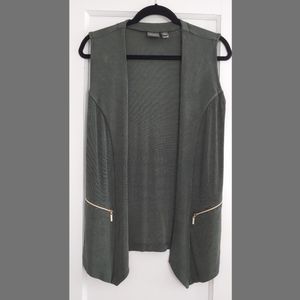 Travelers by Chico's Vest with Zipper Pockets